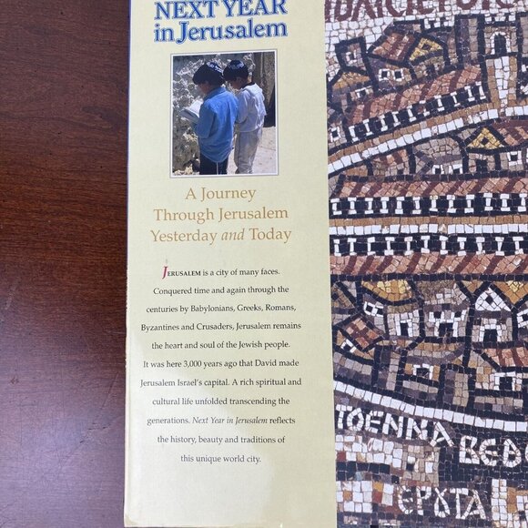 Next Year In Jerusalem - History of the Holy Land By Teddy Kollek & H.M. Dow - Picture 3 of 8